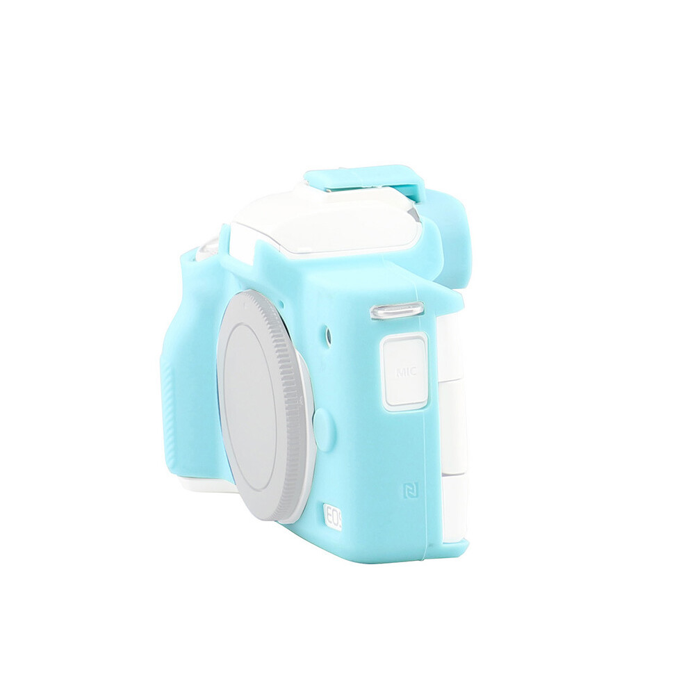 (Blue) Silicone Protective Case Coer Skin For Canon Eos M50 Slr Camera Accessories Blue 110691364272