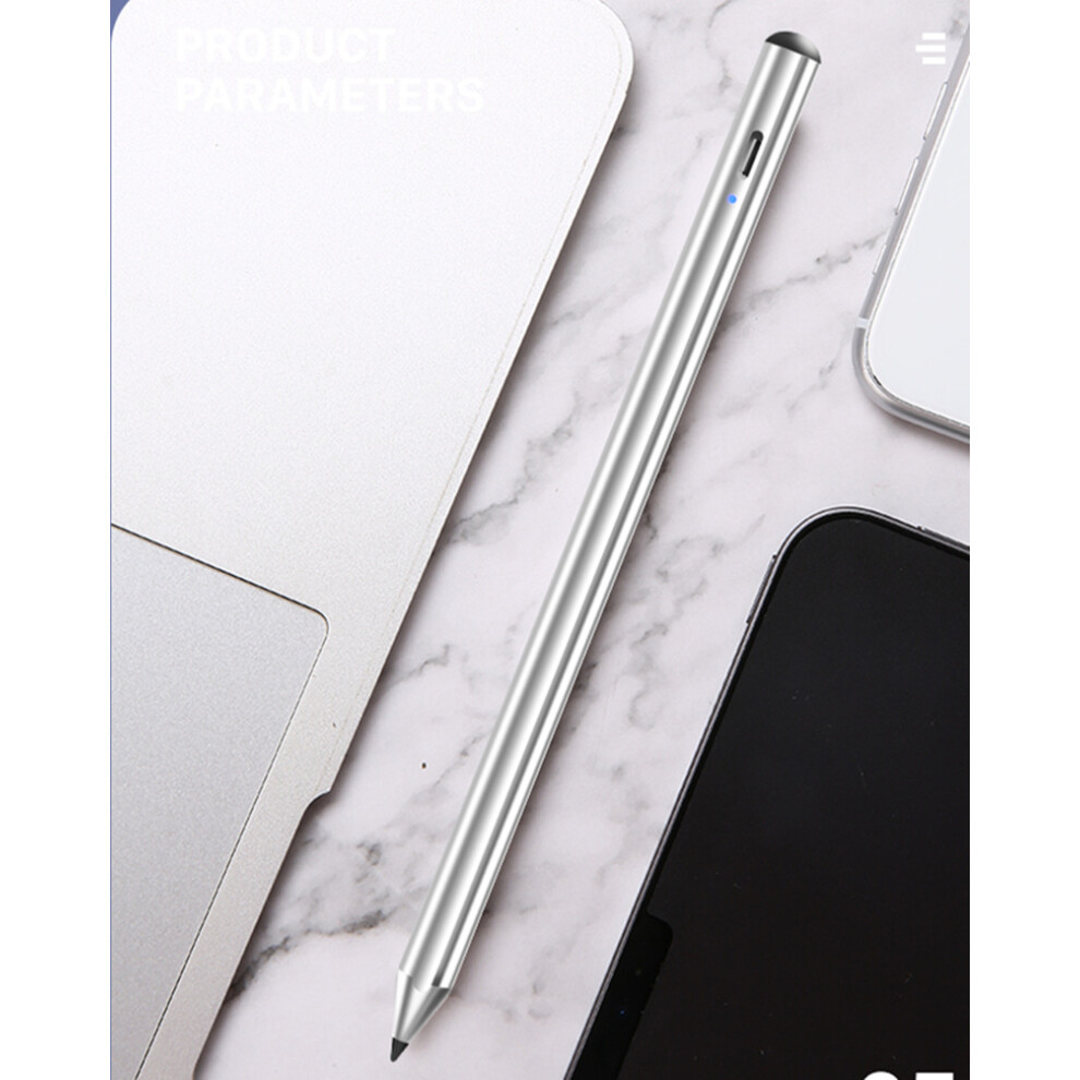 (Silver) Touch Screen Pen Stylus High Sensibility No Delay For Ipad Pro 11 12.9 Inch Silver 110691363640