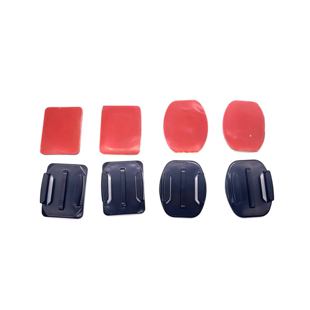 4Pcs Helmet Accessories Flat Curved Adhesive Mount For Gopro Hero 8 7 6 5 110691358042