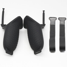 (Black) Silicone Protective Case with Non-Slip Handle and Straps for Oculus Quest 2 VR Controller