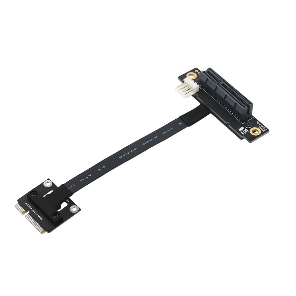 (4X) New 270 Degree Minipcie To Pcie 1X 8X 16X Adapter Cable Risers Minipcie To Pcie 110691356758