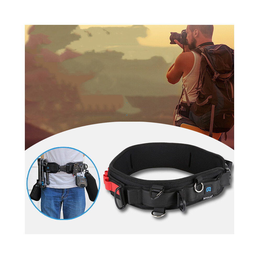 Puluz Multi-Functional Bundle Waistband Strap Belt With Hook Mountaineering Safety Belt For Slr / Dslr Cameras 110691363930