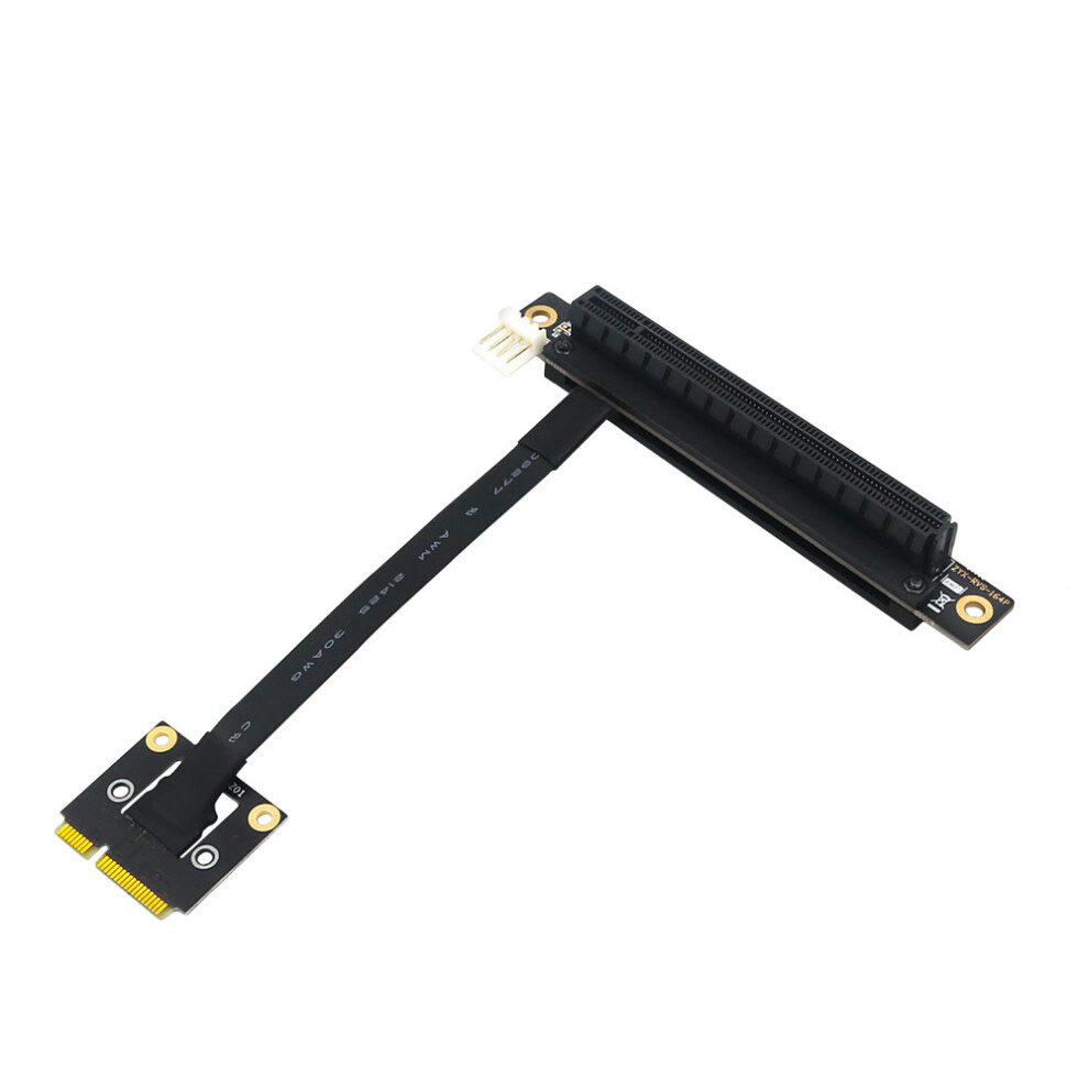 (16X) New 270 Degree Minipcie To Pcie 1X 8X 16X Adapter Cable Risers Minipcie To Pcie 110691356772