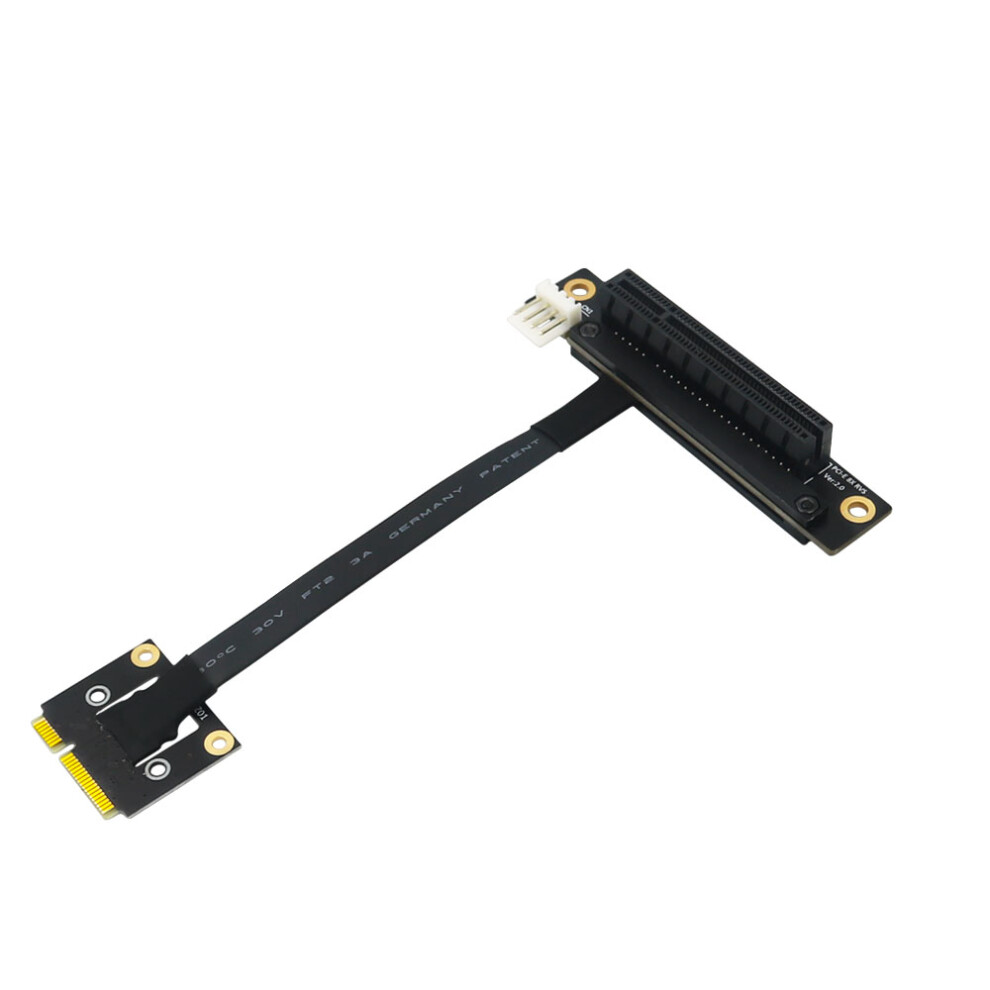 (8X) New 270 Degree Minipcie To Pcie 1X 8X 16X Adapter Cable Risers Minipcie To Pcie 110691356765