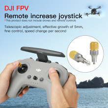2PCS Telescopic Metal Joystick Remote Controller Stick Thumb Rocker for DJI FPV Combo