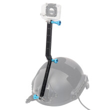 CNC Folding Arm Helmet Selfie Extension Arm Adjustment Extension Rod For GOPRO 2/3/9/ YI Action Camera