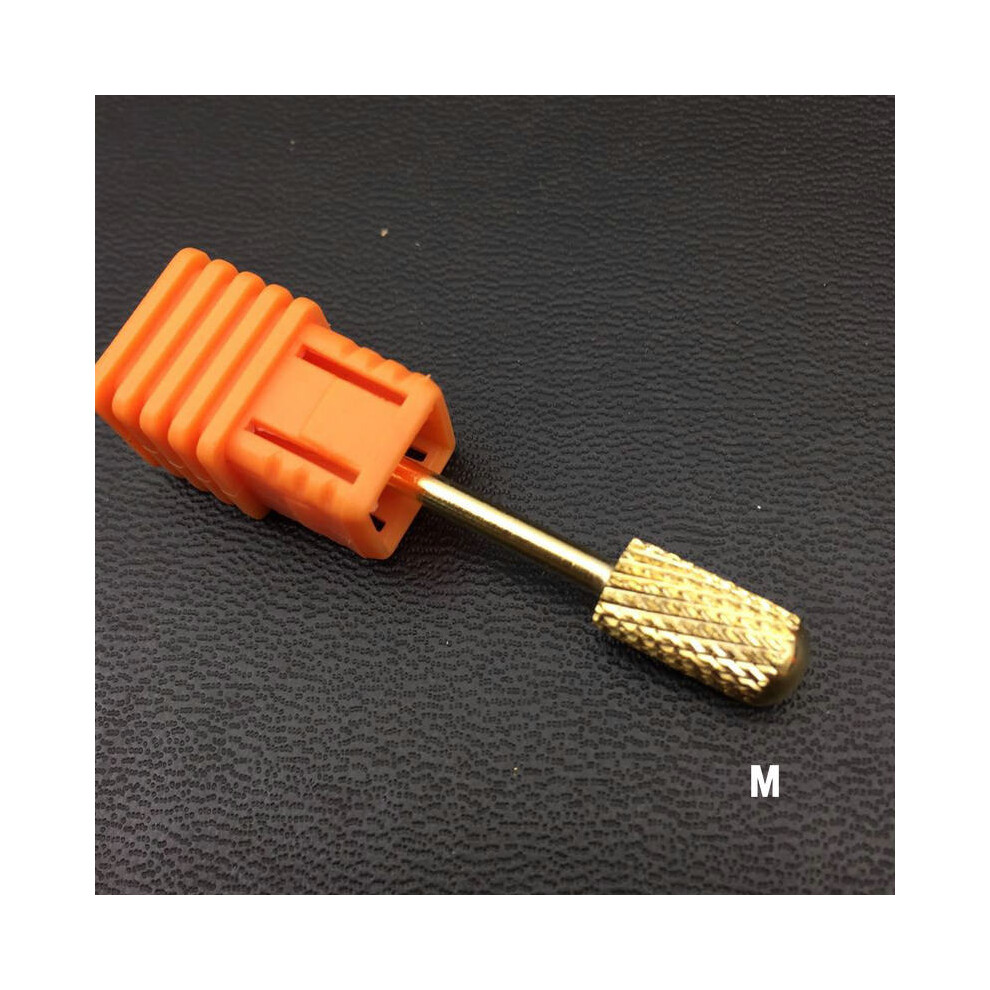 (M) Nail Drill Bit Tungsten Carbide Cutter Burr Electric Art Pedicure Manicure Tools