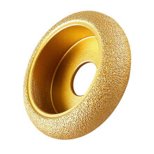 2Stück 75 mm Schleifscheibe für Steinkanten, RöMischer Schlitz, Granit, Marmor, GelöTeter Diamant, Winkelschleifer, Schleifkopf, 15 mm