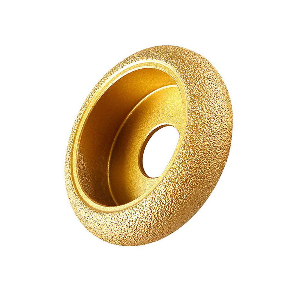 2Pcs 75Mm Stone Edging Wheel Grinding Wheel Roman Slotted Granite Marble Brazed Diamond Angle Grinder Grinding 15Mm 6034194458778
