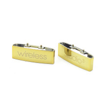 (Tyrant Gold) For Beats Studio 3 Wireless Headphones Metal Hinge Replacement Parts Label