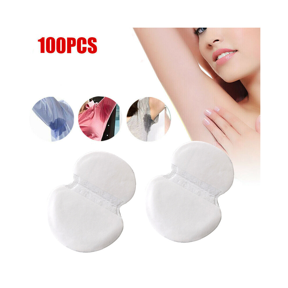100Pcs Underarm Pads Armpit Stickers Disposable Shield Absorbing Sweat Pads Light 110691492012