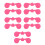 Portable Adhesive Ski Face Covers Face Guards Masks for-Pink 1