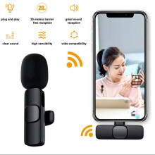 (Apple interface charging version) Wireless Lavalier Microphone Mic For Android Phone iPhone ipad Vlog Live Stream