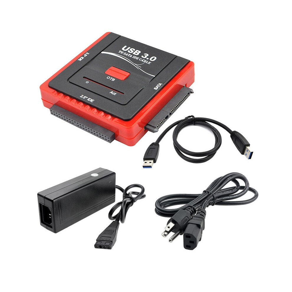 (Us) Usb 3.0 To 2.5" 3.5" Ide Sata Hard Disk Drive Converter Adapter Cable 110691377258