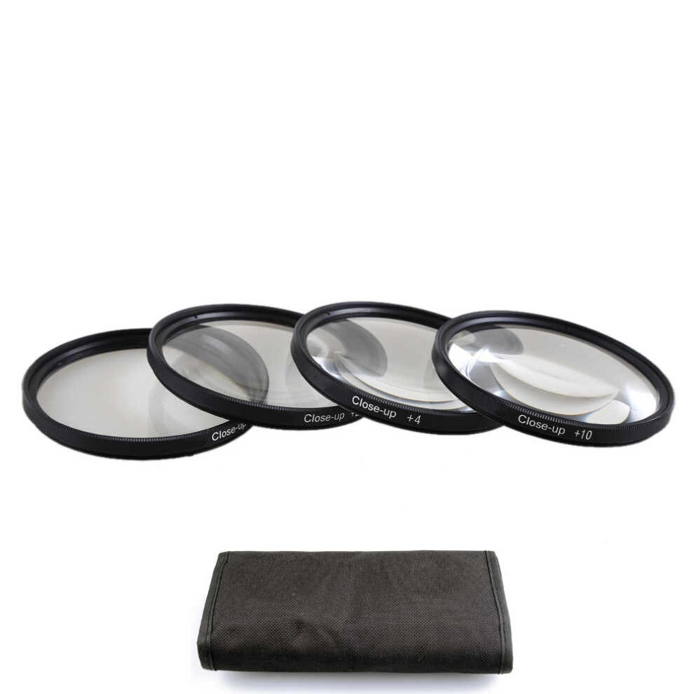 (77Mm) Close Up Macro Lens Filter+1+2+4+10 For Canon Nikon Sony Pentax Camera 49-77Mm 110691382498
