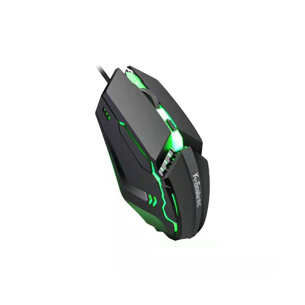 (M11-4D ) Q1 Gaming Mice Wired Usb Luminous Optical Mouse For Desktop Computer Notebook Black 110691367082