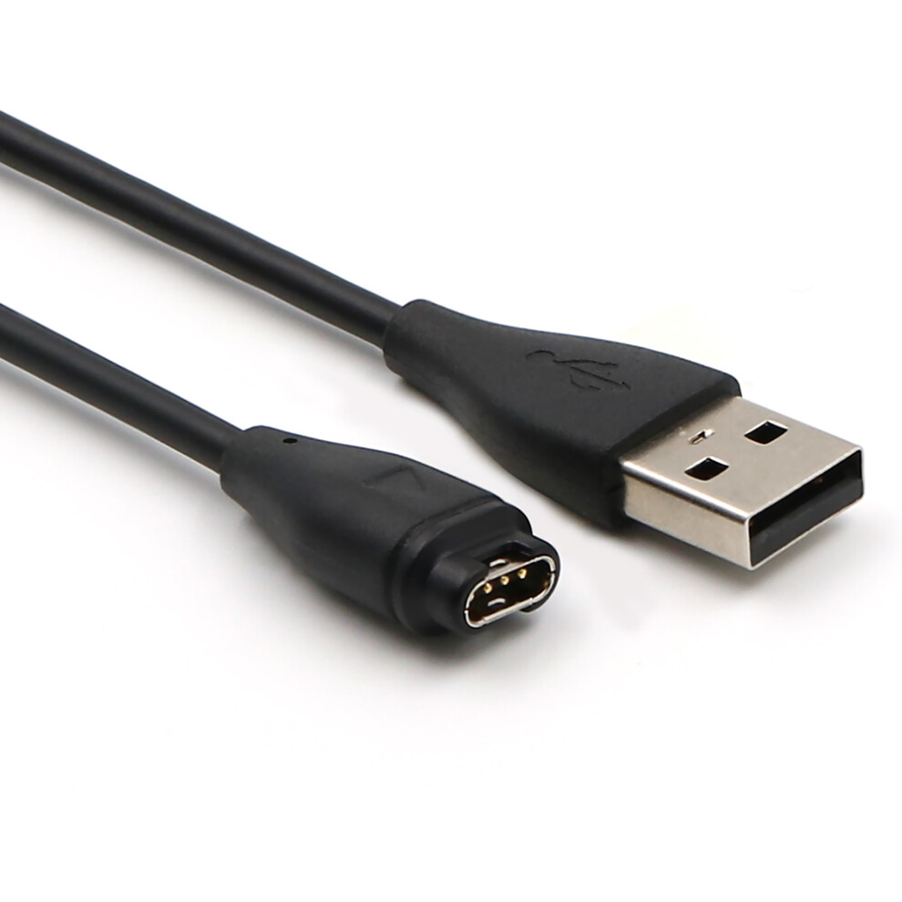 (Right-Angle Type) Various For Garmin Forerunner Fenix Usb Charging Data Cable Dock Charger Black 110691383440