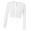 Traditional German Dirndl Top Long Sleeve Lace Design-White XL 1