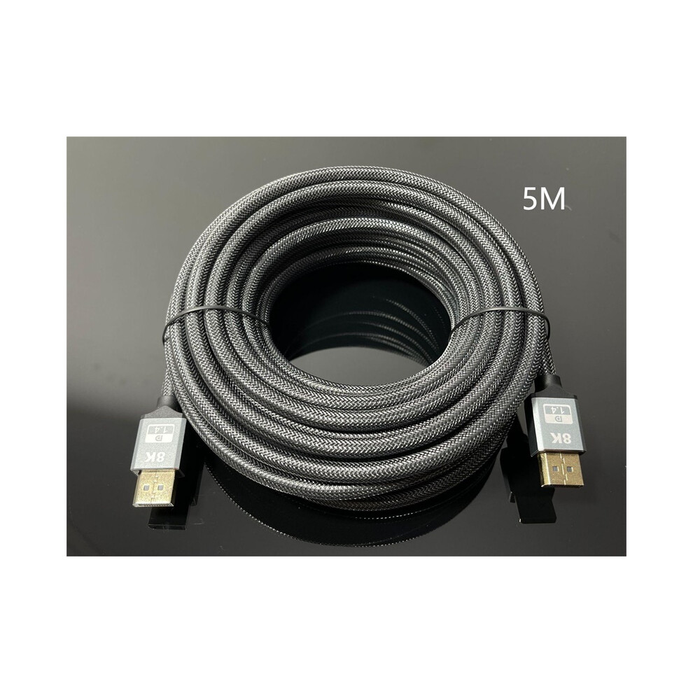 (5M) Displayport 1.4 Cable 8K 4K Hdr 60Hz 144Hz 165Hz Display Port Adapter For Video 110691377906