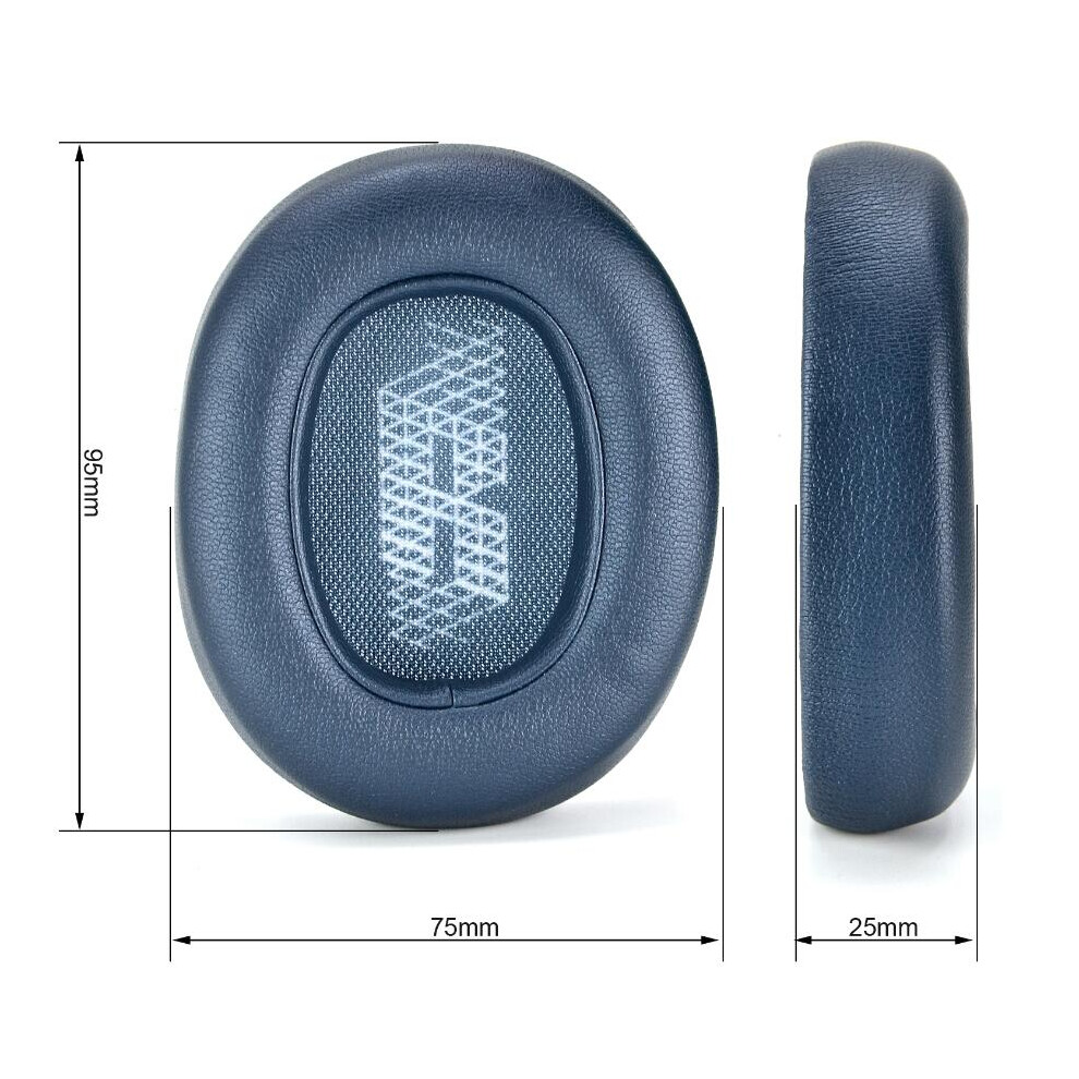 (Blue) Ear Pads Cushions For Jbl E65 E65btnc/Duet Nc/Live650 Btnc Live660 Btnc Headset Blue 110691380814