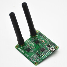 (Without OLED) MMDVM_HS_Dual_Hat Duplex MMDVM Hotspot P25 DMR YSF NXDN Pi Revision 1.3 + OLED