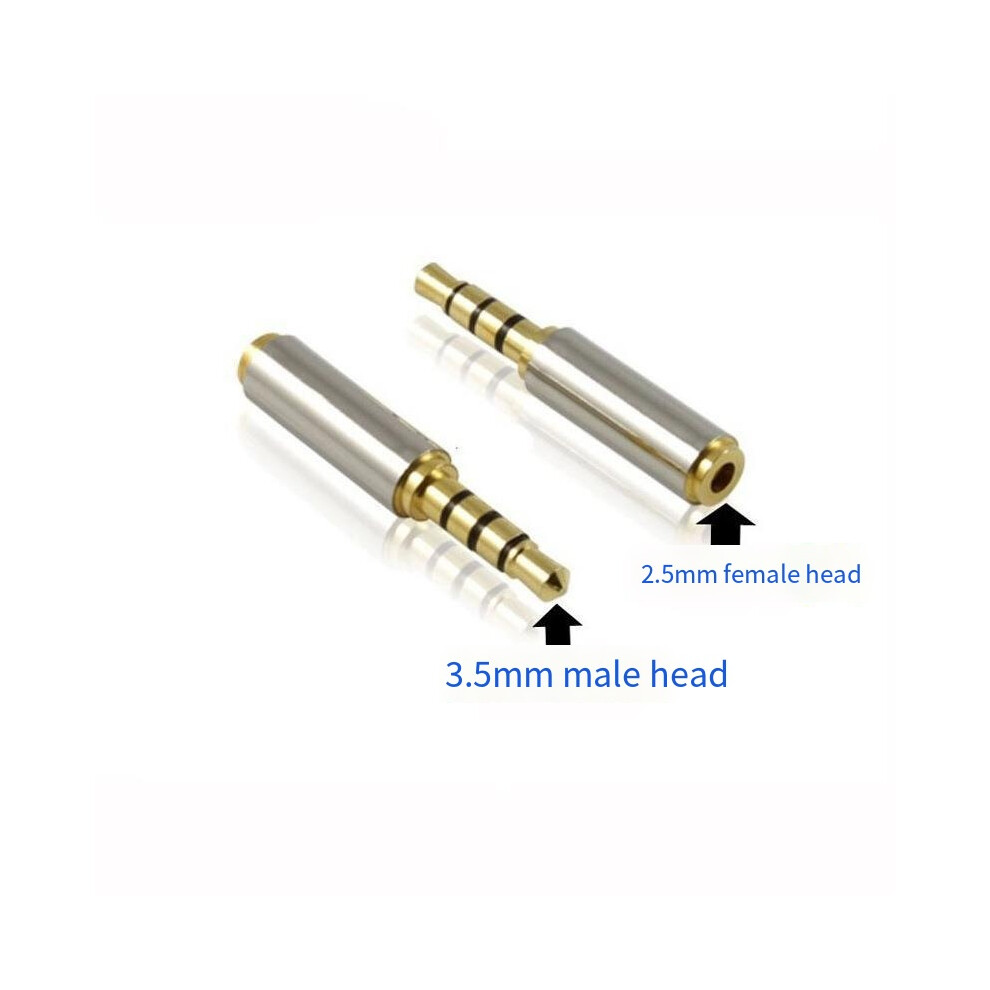 (3.5Mm Male To 2.5Mm Female) 5Pcs 2.5Mm Male To 3.5Mm Female Stereo Mic Audio Headphone Adapter Converter 110691386212