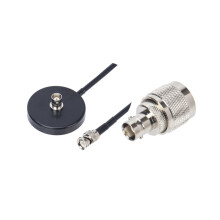 (Suction cups+Adapters) 27MHz BNC Male Connector Telescopic/Rod HT Antenna 9-Inch To 51-Inch For CB Handheld/Portable Radio