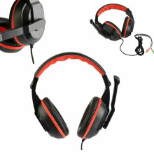 3.5mm Adjustable Gaming Headset Stereo Noise Reduction Computer Headphones with Microphone