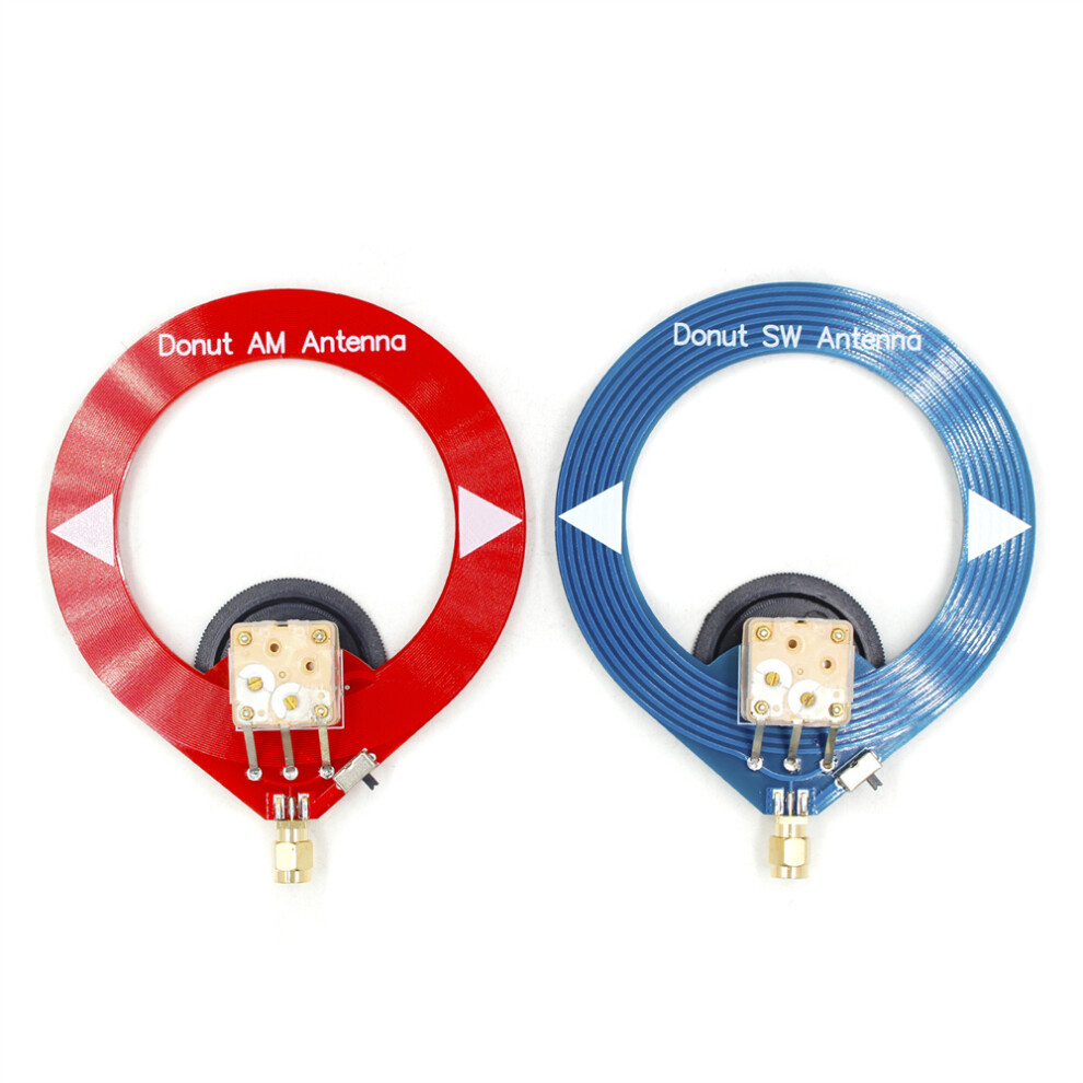 (Sw+Am(Mw)) Donut Am Mw/Sw Antenna Mini Loop Antenna For Hfdy Malahiteam Dsp Dsp2 Hf Middle Wave Blue/Red 110691386281