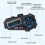 Motorcycle Helmet  Intercom,Helmet Wireless Headset with LED HD Digital Display Intercom Distance 1800ft 7