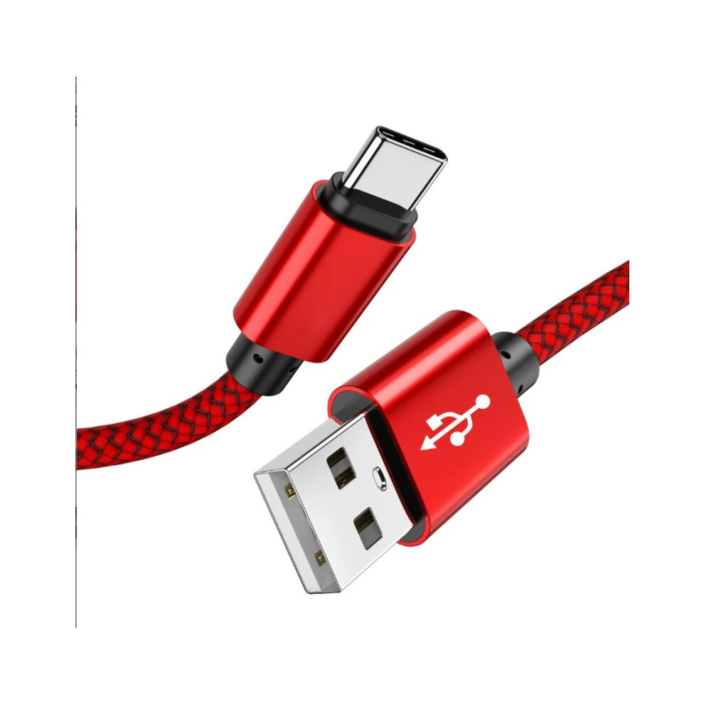 ( Type-C 1M) Fast Charger Type C Cable For Samsung Galaxy S10 S9 S8 Plus 3/6/10Ft Usb-C Cord Red 110691379603