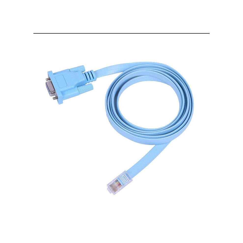 1.5M Rj45 Male To 9 Pin Rs232 Rs-232 Db9 Female Plug Lan Router Cable Connector 110691383389