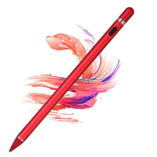 (Red) Pencil Stylus For iPad iPhone Samsung Galaxy Tablet Phone Pen Touch Screen