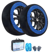 2Pcs Automotive Snow Socks for Tire Winter Driving Textile-L