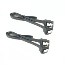 (Angle head) SAS Cable High quality SATA 3 6Gbps X 2 High speed Serial Port Data line 40cm