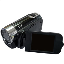(Black EU plug) 1080P HD Camcorder Digital Video Camera TFT LCD 24MP 16X Zoom DV AV