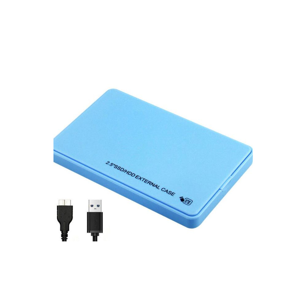 (Blue) 4Tb 2.5" Sata Usb 3.0 Hard Drive Disk Hdd Ssd Enclosure External Laptop Case 6Gbps Blue 110691378613