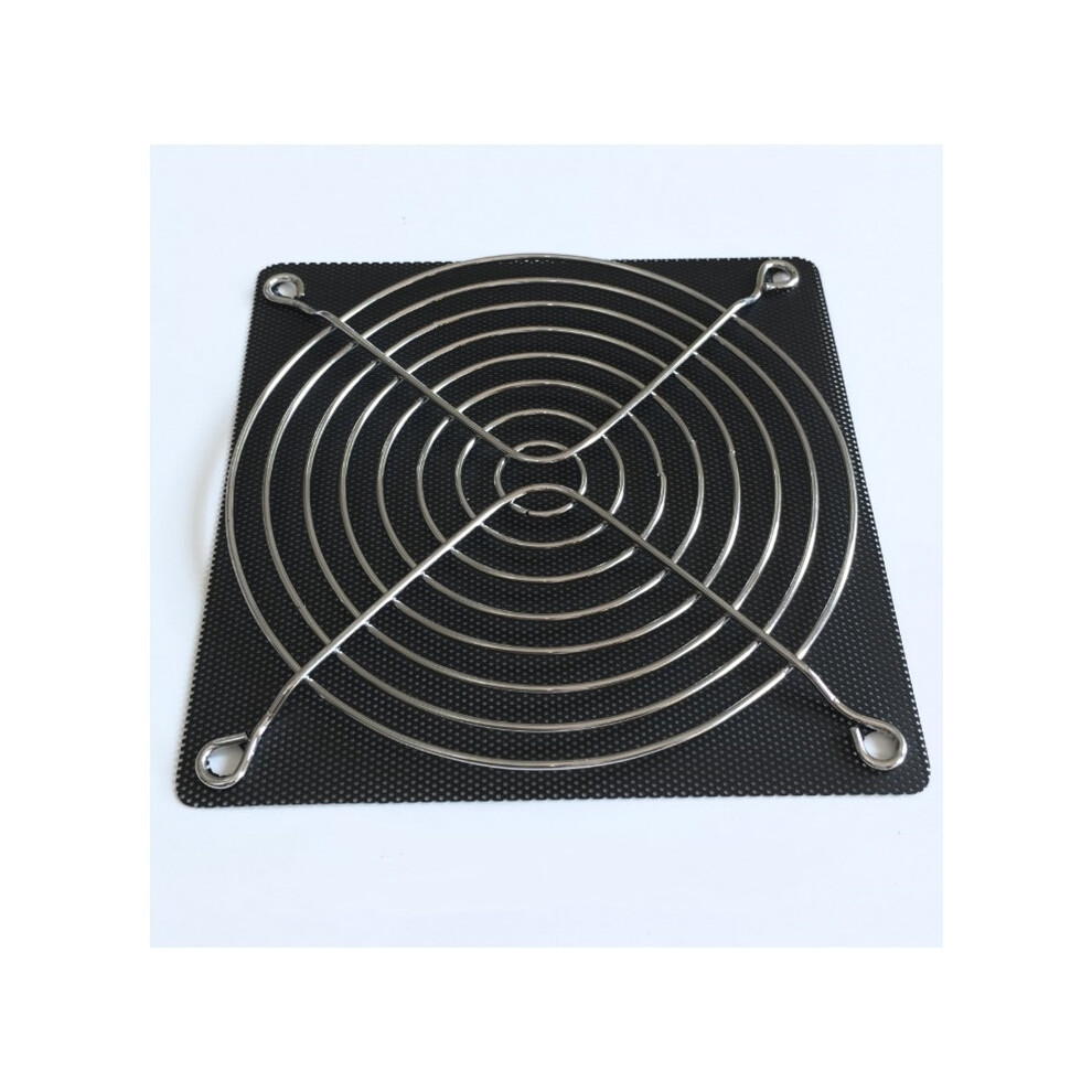 (Iron Mesh+Dustproof Mesh) 12Cm Filter Mesh Air Flow Desktop Pc Case Fan Protector Dustproof Net 110691385376