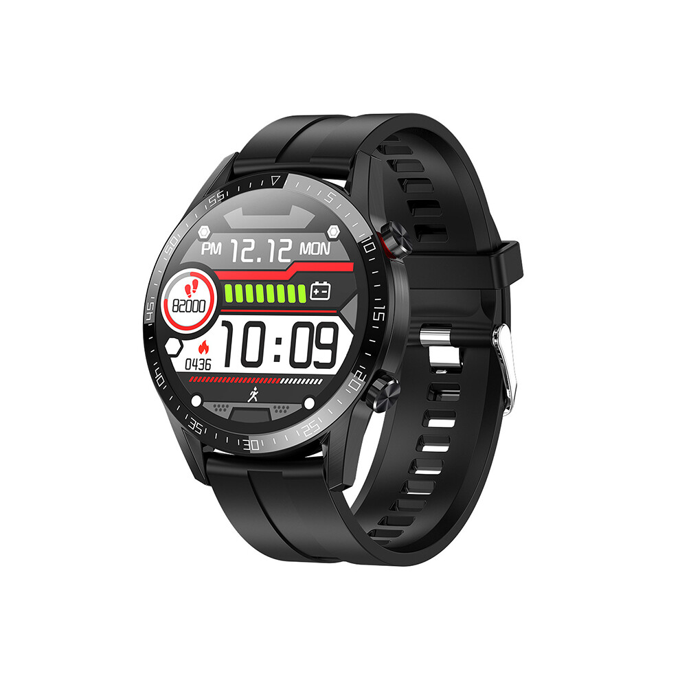 (Black) Smart Watch L13 Bluetooth Call Heart Rate Blood Pressure Monitor Information Push Ip68 Waterproof Black 110691374080