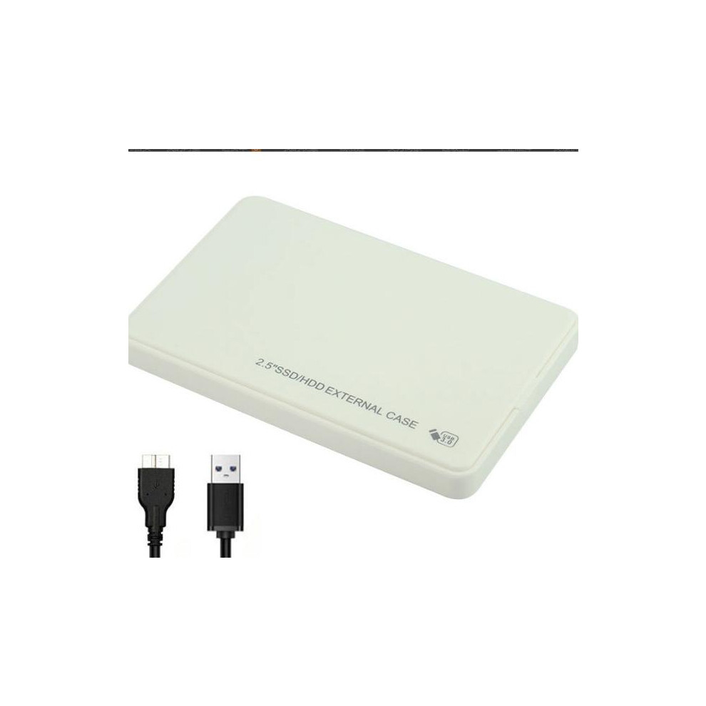 (White) 4Tb 2.5" Sata Usb 3.0 Hard Drive Disk Hdd Ssd Enclosure External Laptop Case 6Gbps White 110691378606
