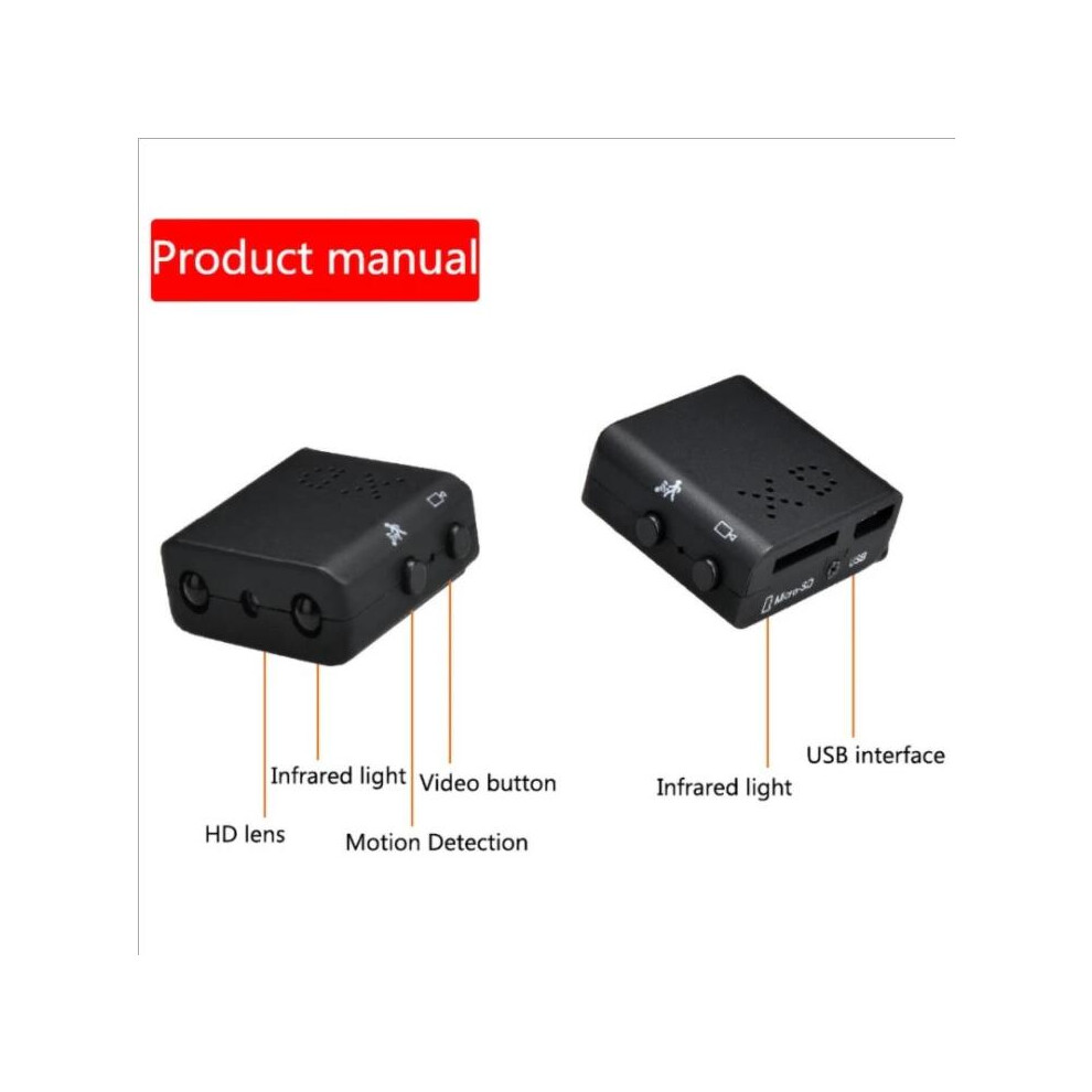 (Xd Camera) Mini Xd Camera Home Security Dvr Night Vision Motion Hd 1080P Nanny Cam 110691378347