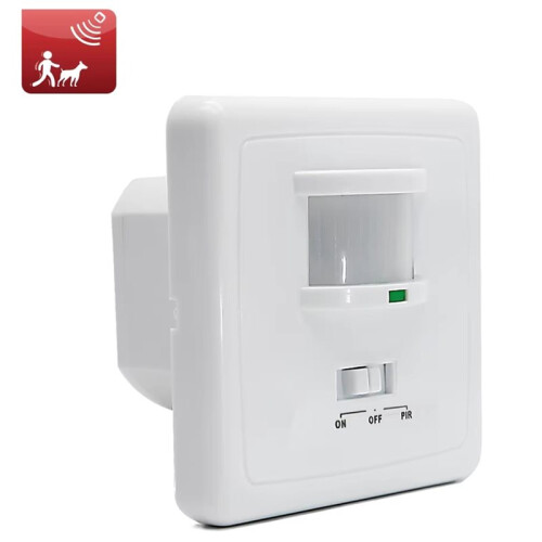 220V Wall Mounted PIR Infrared Motion Sensor LED Light  MAX 600w Load+9m Max Distance 2