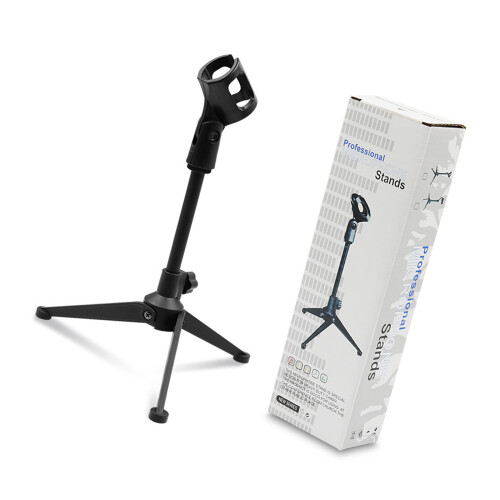 Flexibler Desktop-Mikrofonständer mit drehbarem Arm und- C