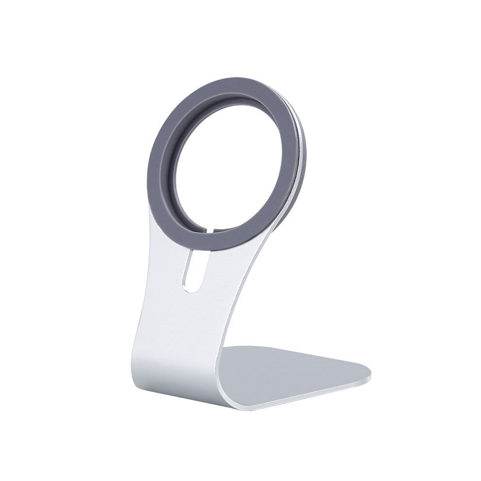 (Silver) For Iphone 12 13 14 15 Pro Max Magsafe Magnetic Wireless Charger Station Stand Silver 110691391261