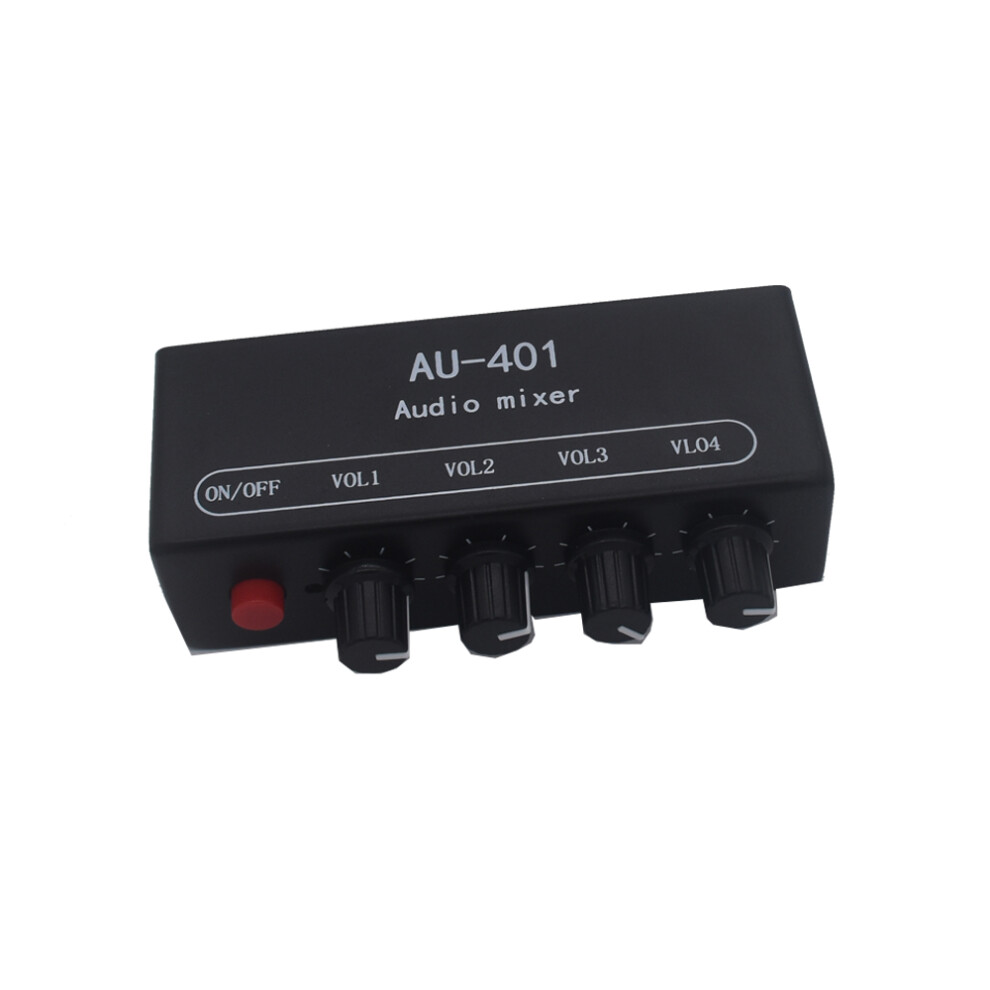 Stereo Audio 1 Output 4 Input Microphone Condenser Mic Mixer Extender Board Sound Diy Headphones Amplifier Mau-401 110691382979
