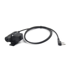 Walkie Talkie Radio Tactical Headset Adapter U94 PTT for Icom V8 V80 V82