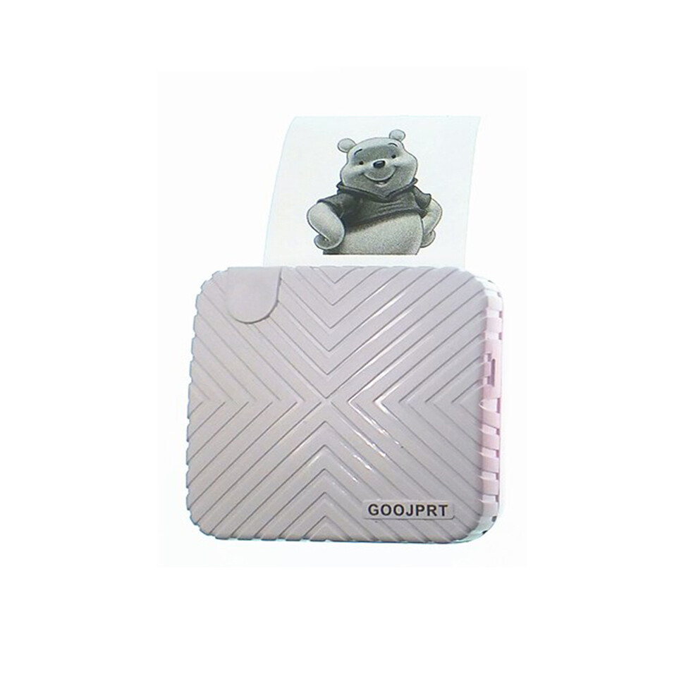 (White) Mini Portable Barcode Photo Note Handbook Receipt Label Instant Thermal Printer White 110691368294