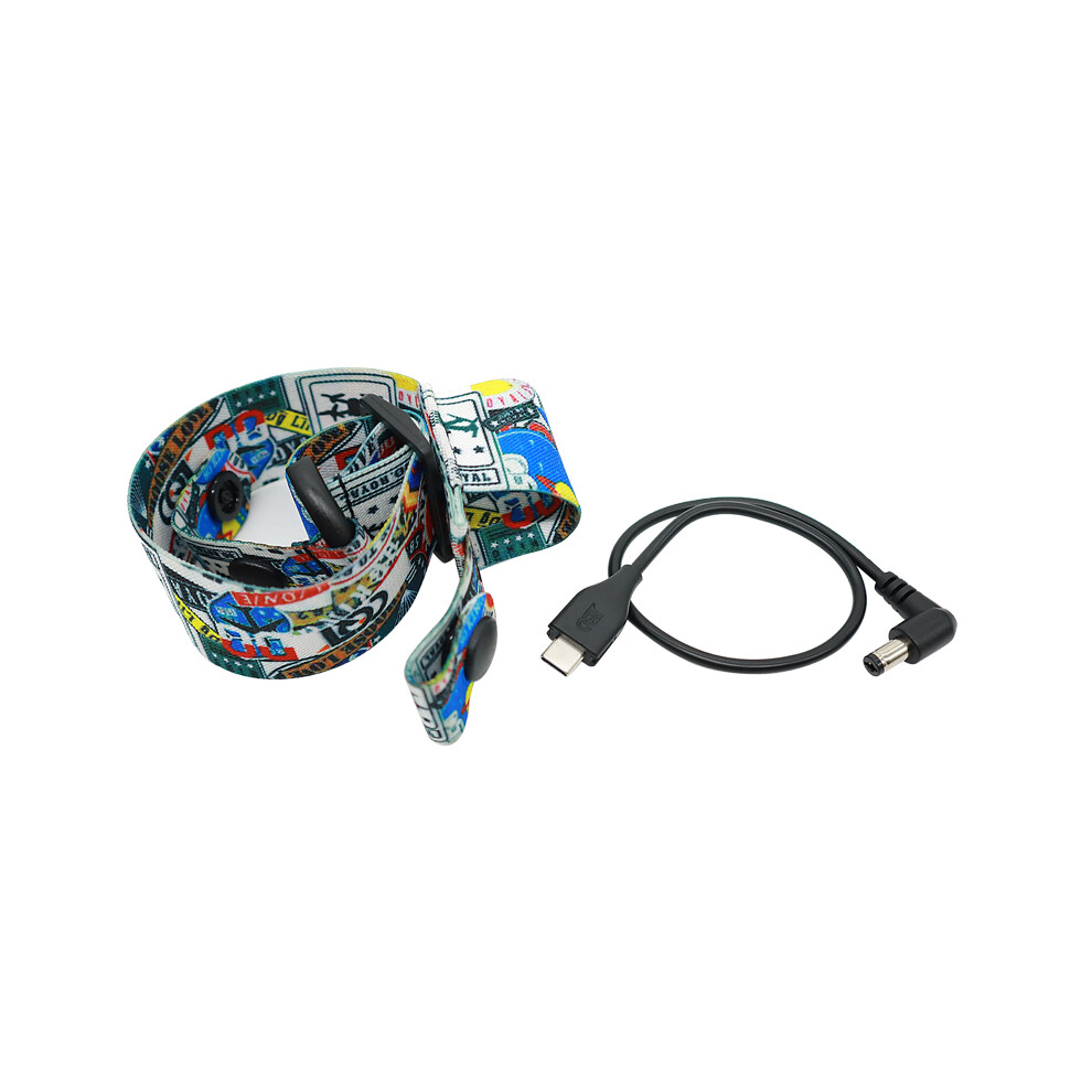 (Head Strap With 30Cm Cable) Adjustable Head Strap Headband W/ Battery Hole 30Cm Cable For Dji Fpv Goggles V2 110691470652