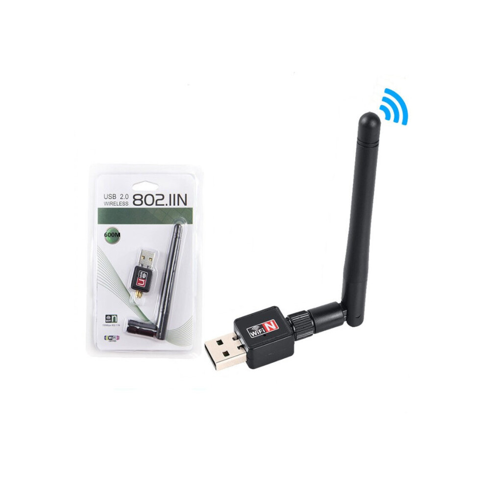600Mbps Wireless Usb Wifi Adapter Dongle Dual Band Pc Lan With Antenna Faddis 110691378941