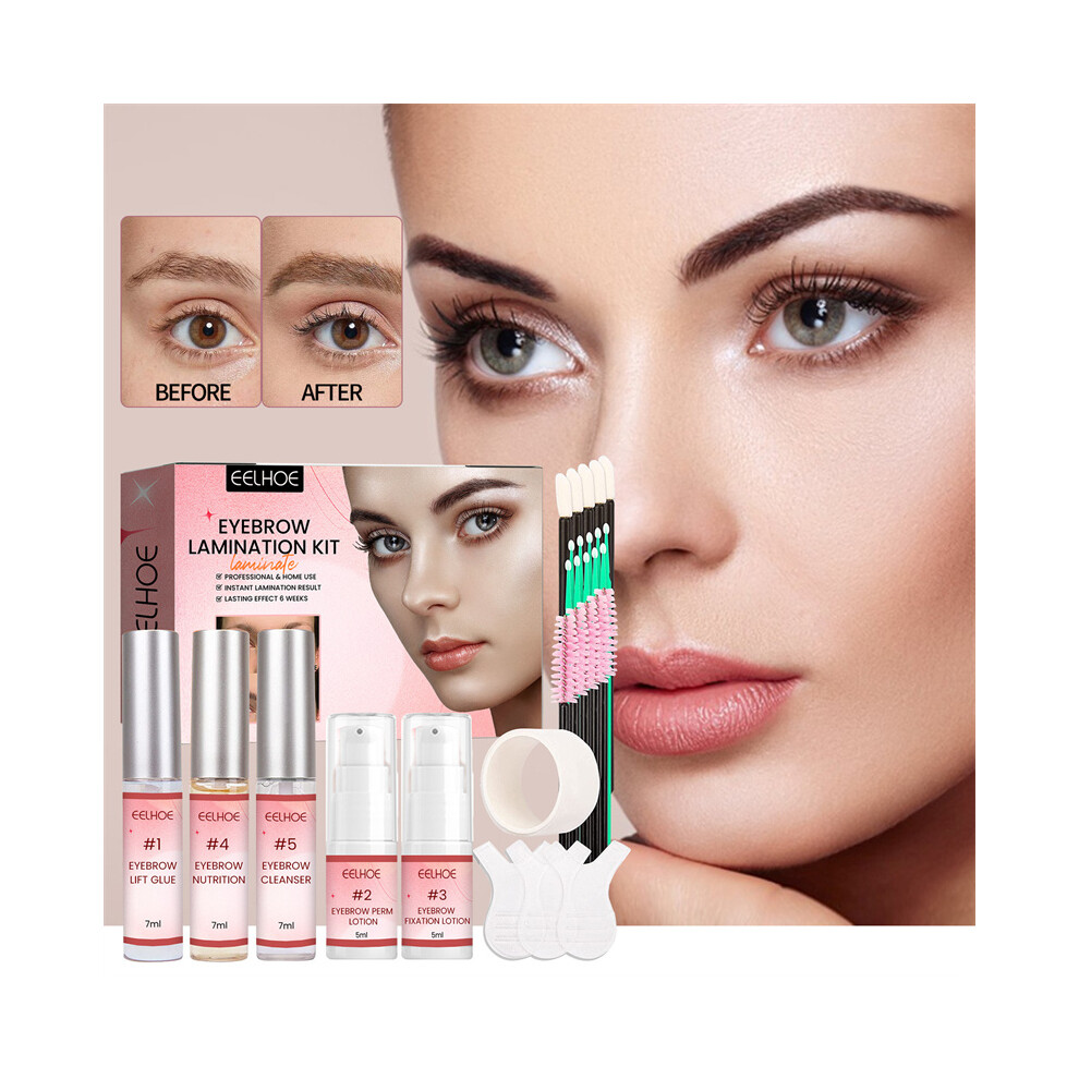 Eyebrow Lamination Kit DIY Eyebrow Plumping And Shaping Cold Perm Shaping Kit